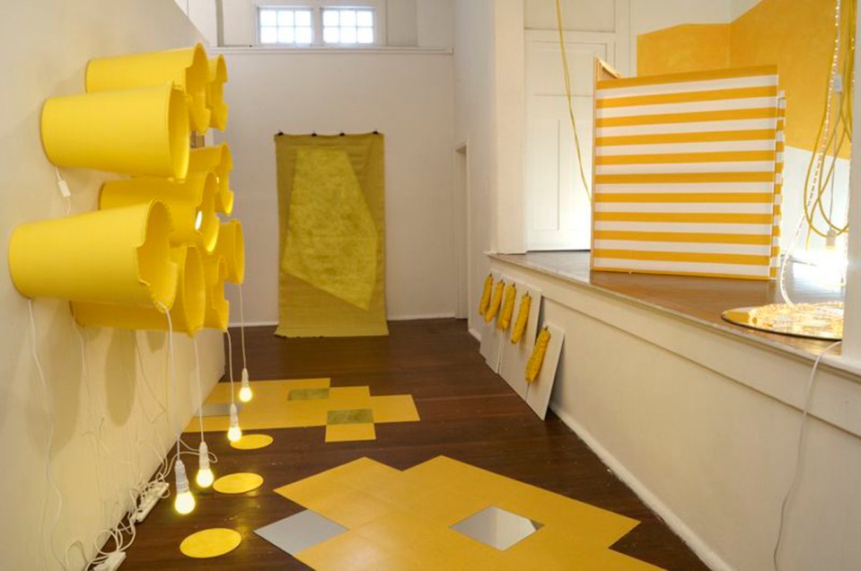 Detail from 'fragments from yellow', Kudos.